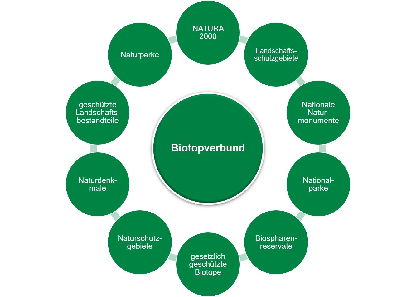 Bestandteile des Biotopverbundes 