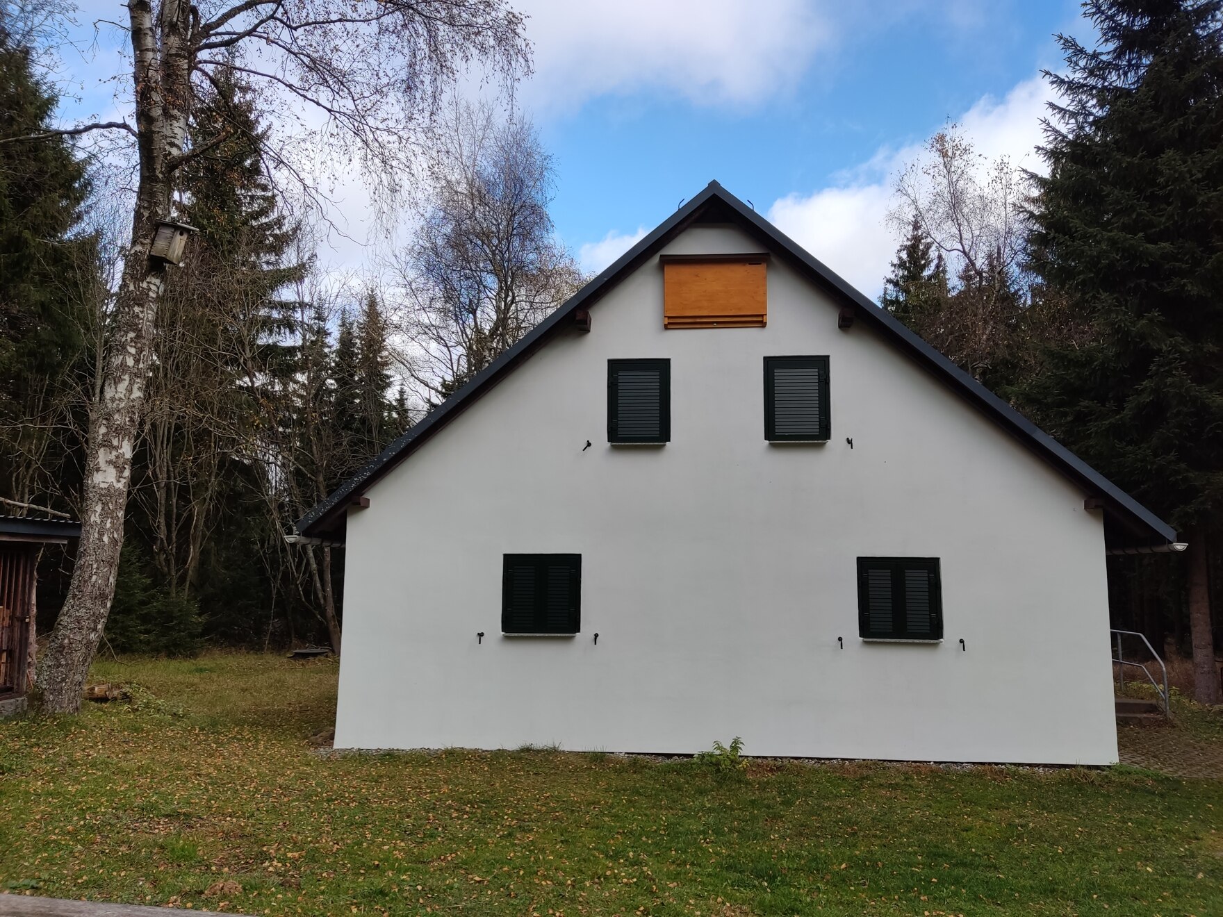 Nordfledermauskasten am »Wilden Jäger« im Forstrevier Steinbach.